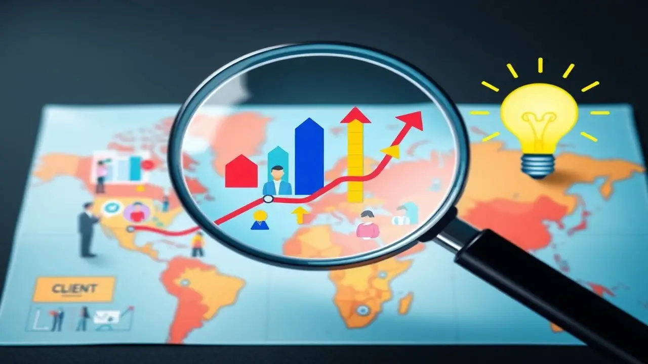 Mapa de ideas y crecimiento, vibrante