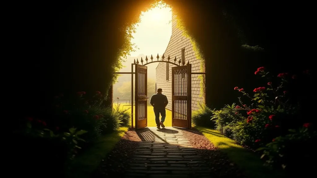 Esperanza: oscuro a jardín vibrante