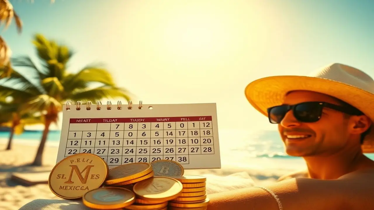 Vacaciones playeras, paz, dinero, ley y gente feliz