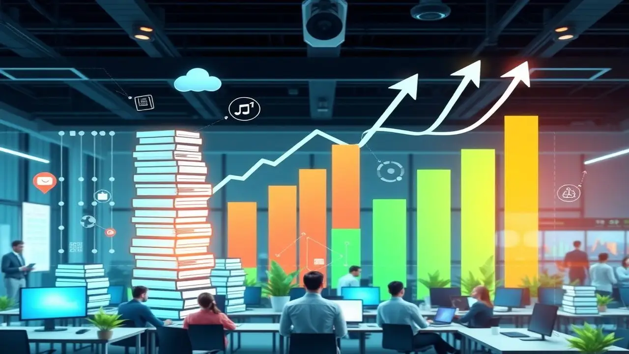 Espacio digital moderno: profesionales, productividad y crecimiento
