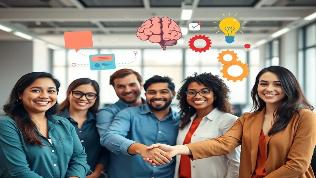 Oficina moderna: ideas diversas y progreso